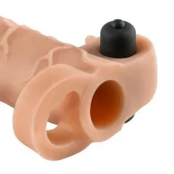 Pipedream Gaine à Pénis Vibrante Real Feel 1" X-Tensions -Sextoy Soldes gaine vibrante real feel 1 pipedream4