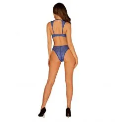 Obsessive Ensemble Giselia -Sextoy Soldes giselia ensemble 2 pcs bleu 4