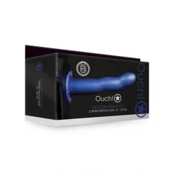 Ouch! Gode-Ceinture Creux Curved 20 Cm -Sextoy Soldes gode ceinture creux curved ouch bleu 05
