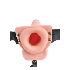 Pipedream Gode-Ceinture Creux Télécommandé 15 Cm -Sextoy Soldes gode ceinture creux telecommande fetish fantasy series 03