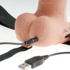 Pipedream Gode-Ceinture Creux Vibrant 18 Cm -Sextoy Soldes gode ceinture creux vibrant 18cm fetish fantasy series 05