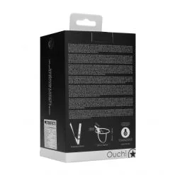 Ouch! Gode Ceinture Vibrant Silicone Strap-On Adjustable -Sextoy Soldes gode ceinture vibrant silicone strap on 06