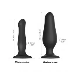 Strap-on-me Gode Anal Gonflable Inflatable Dildo Plug -Sextoy Soldes gode gonflable inflatable dildo plug strap on me noir 05