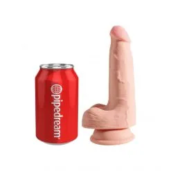 King Cock Gode Ventouse Triple Densité 13 Cm -Sextoy Soldes gode king cock plus triple density 15cm 04