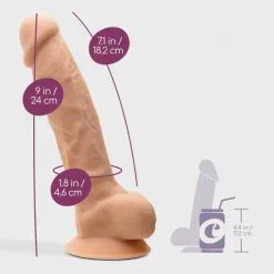Crushious Gode Thermo-Réactif Tessudo 24 Cm -Sextoy Soldes gode thermo reactif tessudo crushious 18 chair 05