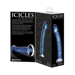 Icicles Gode En Verre N°29 -Sextoy Soldes gode verre icicles no29 04