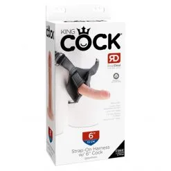 King Cock Gode Ceinture 15 Cm -Sextoy Soldes gode ceinture 15cm king cock 7