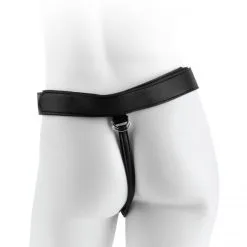 King Cock Gode Ceinture Réaliste Prépuce Uncut 18 Cm -Sextoy Soldes gode ceinture creux 19 cm prepuce king cock4