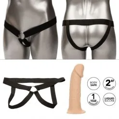 CalExotics Gode Ceinture Extension Et Harness Performance Maxx Realistic -Sextoy Soldes gode ceinture life like extension w harness chair 07