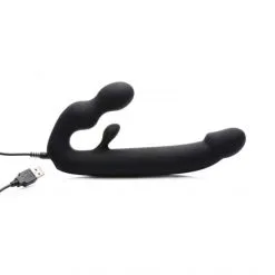 Strap U Gode Ceinture Multifonction Rechargeable Tri-Volver -Sextoy Soldes gode ceinture multifonction rechargeable tri volver 05