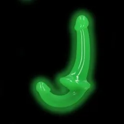 RealRock Gode Ceinture Strapless Strap-On GitD -Sextoy Soldes gode ceinture strapless strap on gitd vert 05