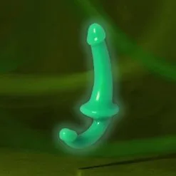 RealRock Gode Ceinture Strapless Strap-On GitD -Sextoy Soldes gode ceinture strapless strap on gitd vert 06