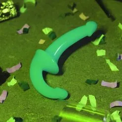 RealRock Gode Ceinture Strapless Strap-On GitD -Sextoy Soldes gode ceinture strapless strap on gitd vert 07