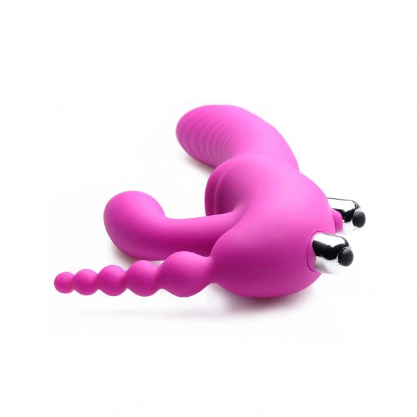 Strap U Gode Ceinture Strapless Vibrant Regal Rider Triple G 4 Strap U Gode Ceinture Strapless Vibrant Regal Rider Triple G – Image 4