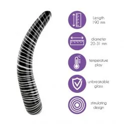 FeelzToys Gode En Verre Dark Desire -Sextoy Soldes gode en verre dark desire 03