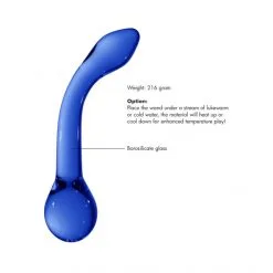 Chrystalino Gode Point-G G-Rider En Verre -Sextoy Soldes gode point g g rider en verre 4