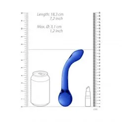 Chrystalino Gode Point-G G-Rider En Verre -Sextoy Soldes gode point g g rider en verre 5