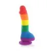 Pride Dildo Gode Ventouse Rainbow