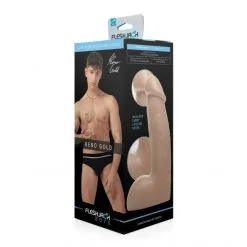 FleshJack Gode Reno Gold -Sextoy Soldes gode reno gold dildo 06