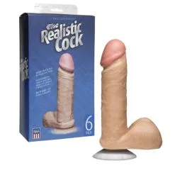 Doc Johnson Gode Ventouse Vac-u-Lock The Realistic Cock 18 Cm