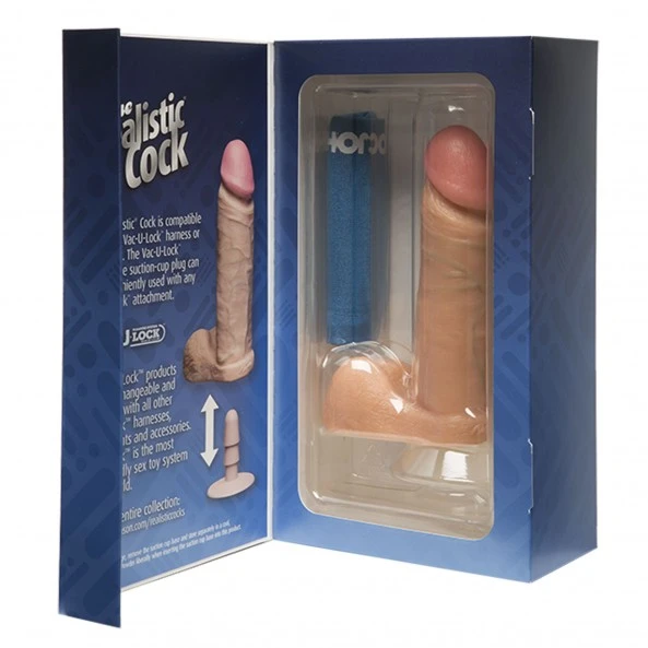Doc Johnson Gode Ventouse Vac-u-Lock The Realistic Cock 18 Cm 3 Doc Johnson Gode Ventouse Vac-u-Lock The Realistic Cock 18 Cm – Image 3