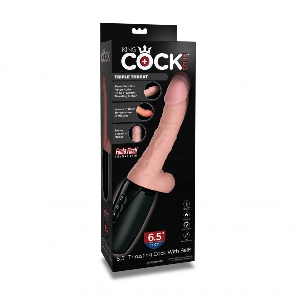 King Cock Gode Vibrant 17 Cm Triple Fonctions 8 King Cock Gode Vibrant 17 Cm Triple Fonctions – Image 8