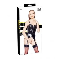 Black Level Guêpière Vinyle Basque -Sextoy Soldes guepiere vinyle basque black level 06