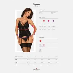 Obsessive Guêpière Diyosa 9 Obsessive Guêpière Diyosa -Sextoy Soldes guepiere diyosa 05