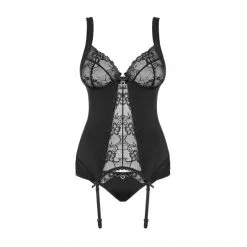 Obsessive Guêpière Heartina -Sextoy Soldes guepiere heartina noir 3