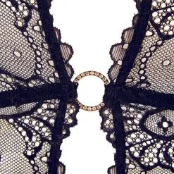 Abierta Fina Guêpière Ouverte + String 10 Abierta Fina Guêpière Ouverte + String -Sextoy Soldes guepiere ouverte string 4