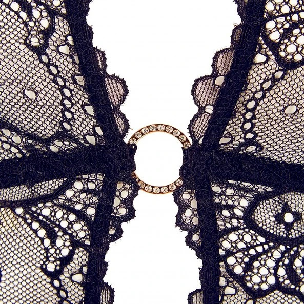 Abierta Fina Guêpière Ouverte + String 4 Abierta Fina Guêpière Ouverte + String – Image 4