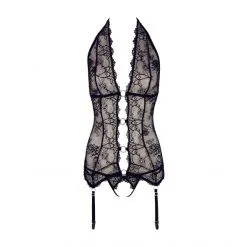 Abierta Fina Guêpière Ouverte + String 11 Abierta Fina Guêpière Ouverte + String -Sextoy Soldes guepiere ouverte string 5