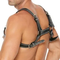 UOMO Harnais Z Series Bulldog -Sextoy Soldes harnais z series bulldog uomo noir 03