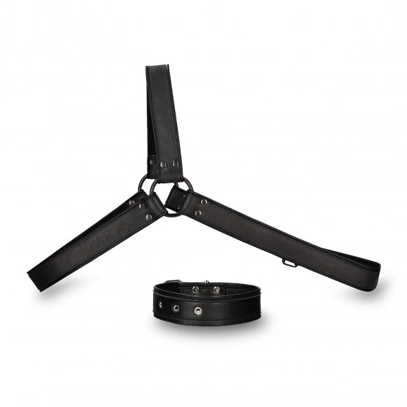 Ouch! Harnais D'Epaule Cuir Gladiator 1 Ouch! Harnais D'Epaule Cuir Gladiator