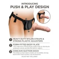 King Cock Harnais Dock Rond Débutant Elite -Sextoy Soldes harnais dock rond debutants 06