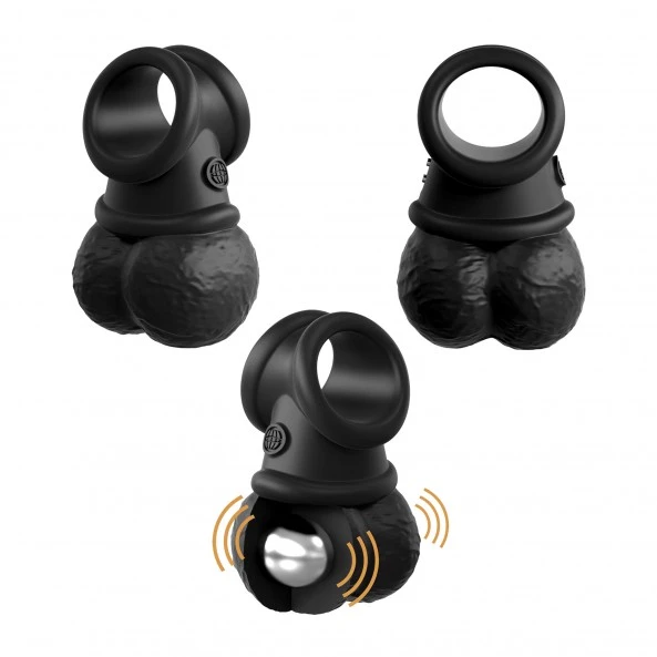 King Cock Harnais Dock Rond Ultimate Vibrating Avec Testicules Et Dong Télécommandé 18 Cm Elite 11 King Cock Harnais Dock Rond Ultimate Vibrating Avec Testicules Et Dong Télécommandé 18 Cm Elite – Image 11