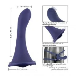 CalExotics Harnais Vibrant Her Royal Me2 Thumper -Sextoy Soldes harnais vibrant her royal me2 thumper 06