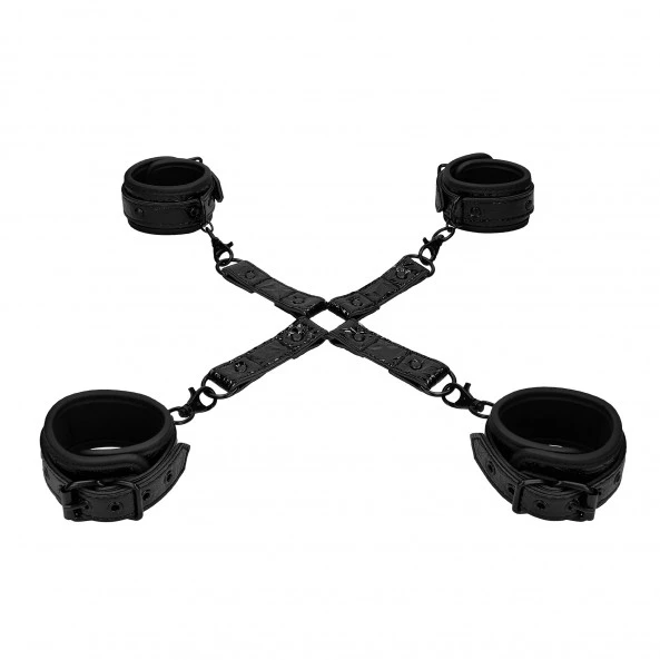 Ouch! Menottes En Croix Chevilles Et Poignets Luxury 1 Ouch! Menottes En Croix Chevilles Et Poignets Luxury