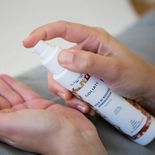 Goliate Huile De Massage Aphrodisiaque Bio Vegan 2 Goliate Huile De Massage Aphrodisiaque Bio Vegan – Image 2