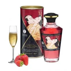 Shunga Huile Aphrodisiaque Chauffante Comestible