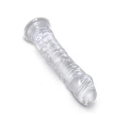 King Cock Dong Ventouse Clear 20 Cm -Sextoy Soldes king cock clear dong ventouse 20cm 03