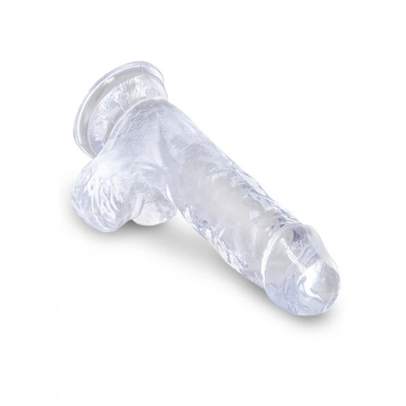 King Cock Gode Ventouse Clear 13 Cm 4 King Cock Gode Ventouse Clear 13 Cm – Image 4