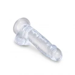 King Cock Gode Ventouse Clear 18 Cm -Sextoy Soldes king cock clear gode ventouse 18cm 04