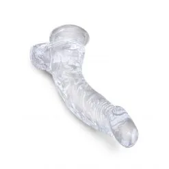 King Cock Gode Ventouse Clear 19 Cm -Sextoy Soldes king cock clear gode ventouse 19cm 03