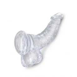 King Cock Gode Ventouse Clear 19 Cm -Sextoy Soldes king cock clear gode ventouse 19cm 04