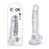 King Cock Gode Ventouse Clear 20 Cm