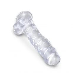 King Cock Gode Ventouse Clear 20 Cm -Sextoy Soldes king cock clear gode ventouse 20cm 04