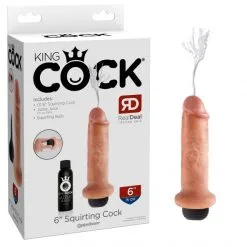 King Cock Dong Réaliste Éjaculateur 15 Cm