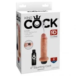 King Cock Dong Réaliste Éjaculateur 15 Cm -Sextoy Soldes king cock gode ejaculateur 15cm 03