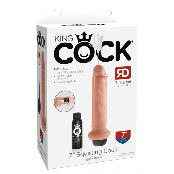 King Cock Dong Réaliste Éjaculateur 18 Cm 8 King Cock Dong Réaliste Éjaculateur 18 Cm – Image 8